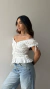 Blusa Franzida Off White – Mendria - Be Fancy - Vista o seu momento