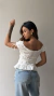 Blusa Franzida Off White – Mendria - comprar online