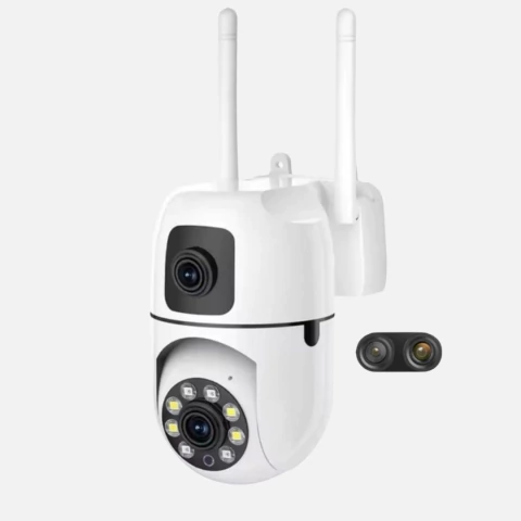 Cámara de Seguridad WiFi de Lente Dual - comprar online