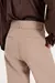Pantalón sastrero tobillero con cinturón forrado - comprar online