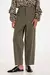 Pantalón gabardina bolsillos broche en internet