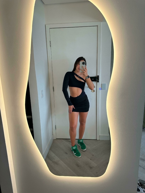 Saia Preta Reta - comprar online