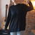H&M - Sweater negro con cuello redondo en internet