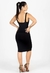 Vestido Tubinho Social Curto com Alcinha Preto | NR35 - Tecnovest