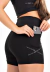 Short Fitness Cintura Alta Preto com Elástico CLGA4 - comprar online