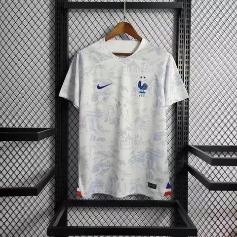 Camisa Seleção França branca 2022