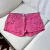 Mini Shorts Rosa Retrato Falado