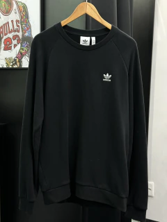 Moletom Crew Neck Adidas Preto