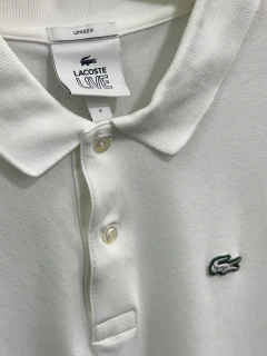 Polo Lacoste Live Branca - comprar online