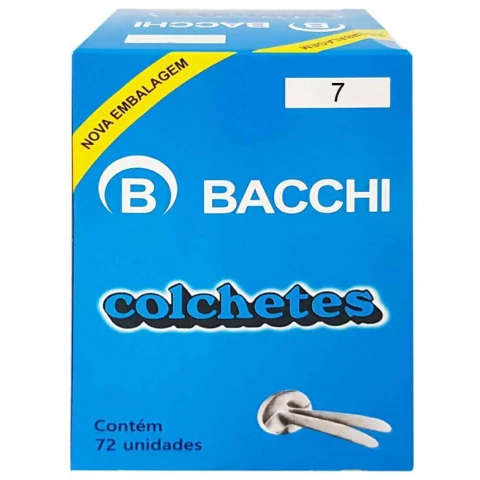 Colchete Nº7 Bacchi 72 Unidades - comprar online