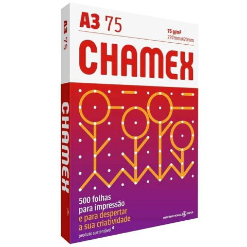 Papel Sulfite A3 Chamex 500 Folhas - comprar online