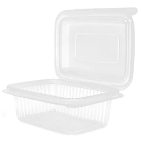 Pote Retangular com Tampa 500ml Rioplastic 24 Unidades - comprar online