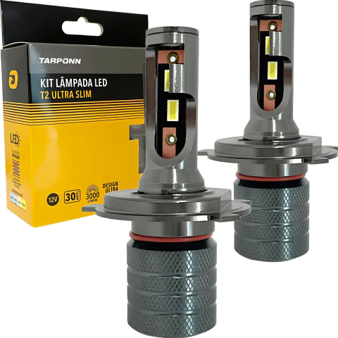 Ultra Led Mini T2 Slim 6000K 6000 Lumens 60W H8 H11 H16-A Tarponn 12V