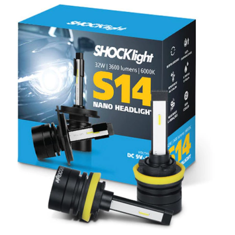 Lâmpada Super Led Mini Shocklight 32w S14 Nano H11 6000k