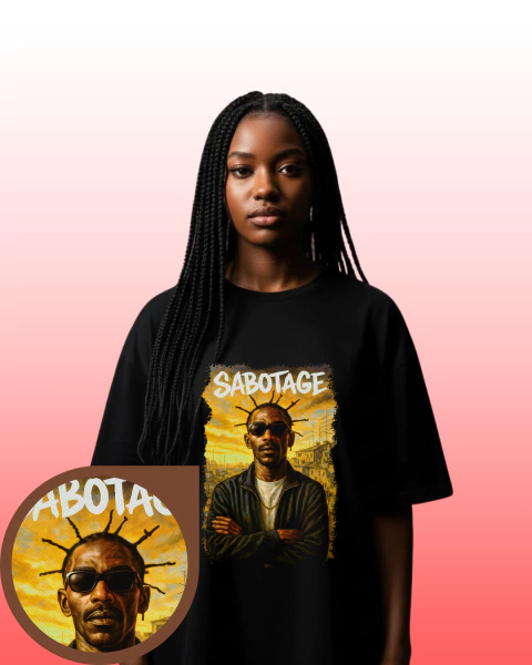 Camiseta Oversized Halftone - Sabotage - comprar online