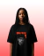 Camiseta Oversized Halftone - Malcom X "Red" - Aminala