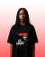 Camiseta Oversized Halftone - Lil Wayne "BloodCap" na internet