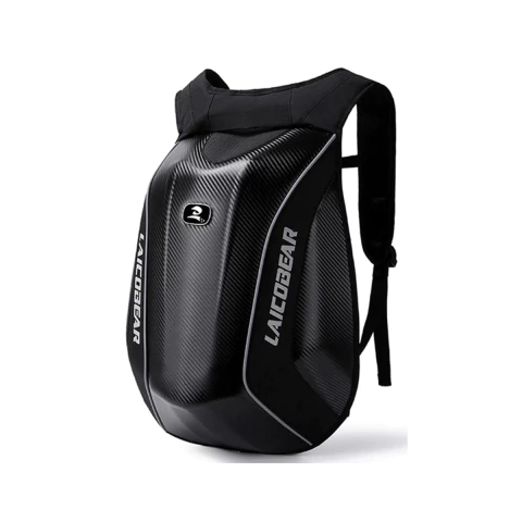 Mochila Moto Semirigida Porta Casco Laicobear 30-48 Lts