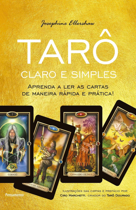 Tarô Claro e Simples - Caixa com Livro e 78 Cartas - Autor: Josephine Ellershaw (2023) [novo]
