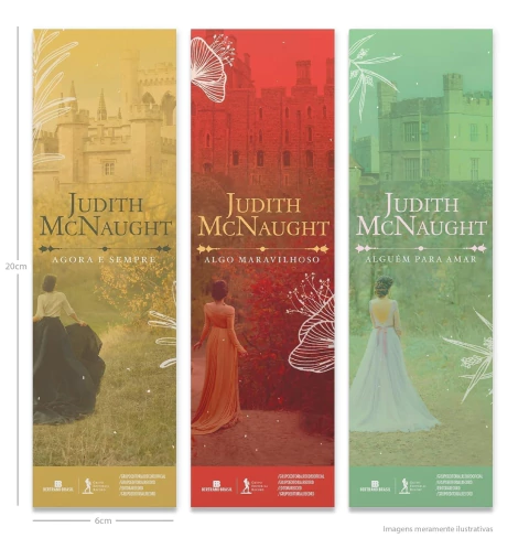 Agora e Sempre / Algo Maravilhoso / Alguém para Amar (acompanha Nécessaire + Marcadores) - Autor: Judith Mcnaught (2022) [usado]