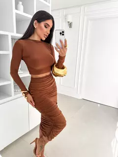 CONJUNTO BIA (MARROM) na internet