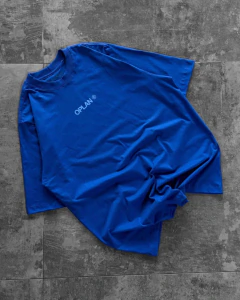 Camiseta Street Oplan Basic Logo - Azul Royal