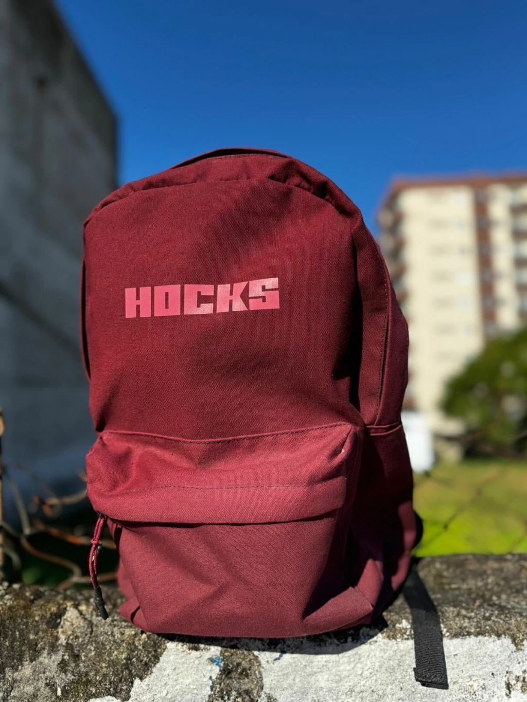 Mochila Hocks School Lona - Bordô