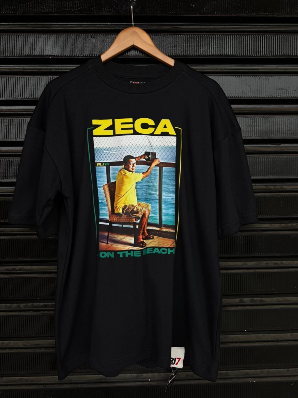 CAMISETA RJ7 ZECA PAGODINHO ( PRETA)
