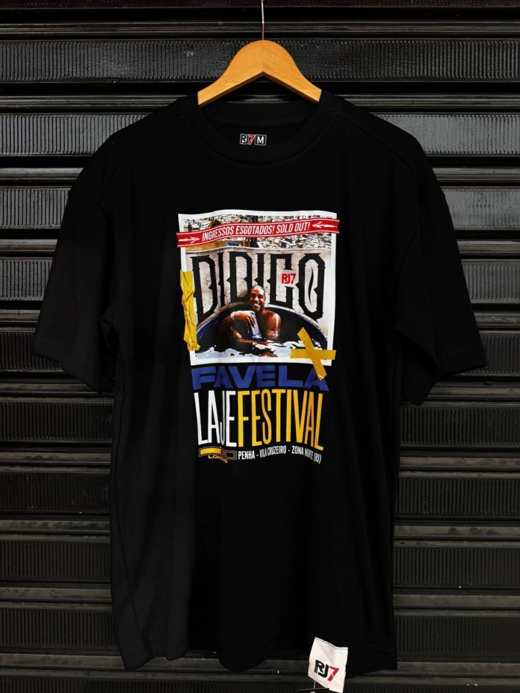 CAMISETA RJ7 ADRIANO IMPERADOR ( PRETA )
