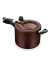 Panela de Pressão Cor Chocolate com Visor de Vidro Superior, Fechamento Interno, 4,5L - de Alumínio com Antiaderente - comprar online