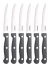 Black&Decker Jogo de Facas de Mesa para Carne 6 Peças Razor - 6 Facas para Churrasco de 11,43 cm