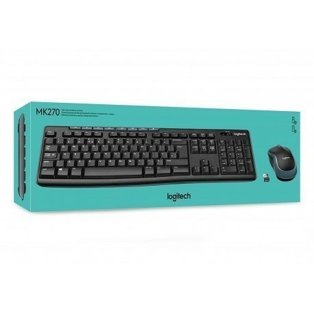 Teclado Y Mouse Logitech Combo Wireless Mk270