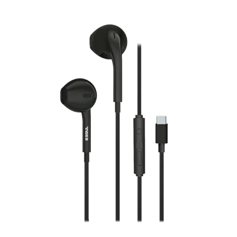 Auriculares Soul S389 Manos Lib. Mic. Tipo C Negro