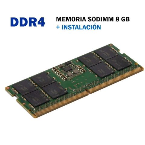 Memoria 8gb Ddr4 Con Instalación