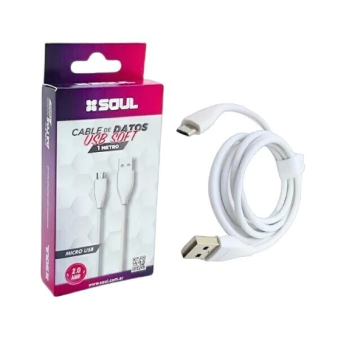 Cable Usb a Micro Usb Soul Soft 1mt