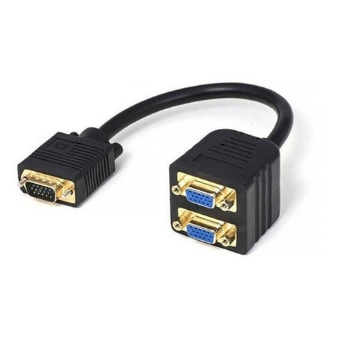 Cable Splitter Vga M - 2 Vga H 09-008