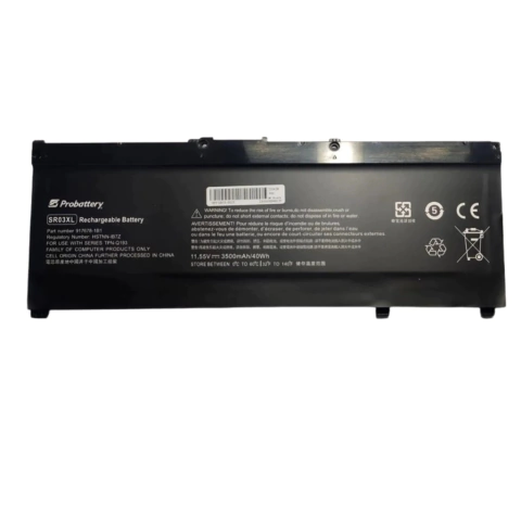 Batería notebook Hp Omen 15-Ce 15-DC 17-CB Sr03xl 11.55v 51wh - comprar online