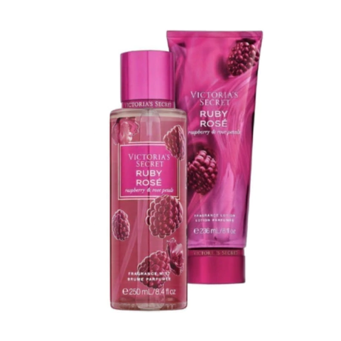 Kit Ruby Rosé Body Splash 250ml + Creme Hidratante 236ml Victoria's Secret - comprar online