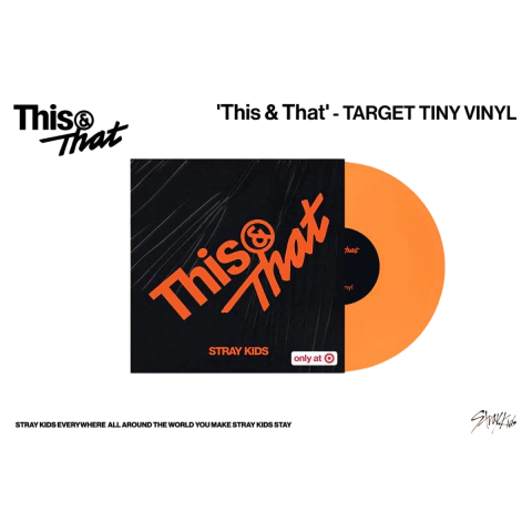 Stray Kids Tiny Vinyl Edition - This & That/This & That (Instrumental) (Target Exclusive, vinyl 4 inch)