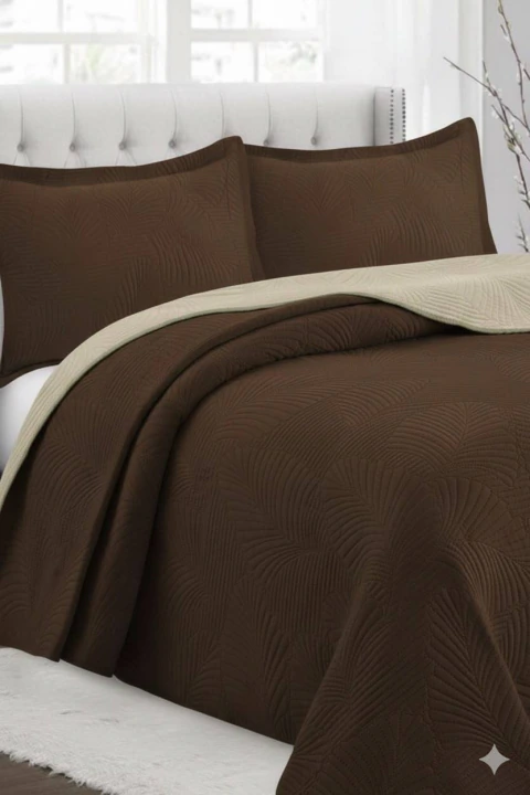 COVER QUILT BICOLOR QUEEN " TERRENAL"