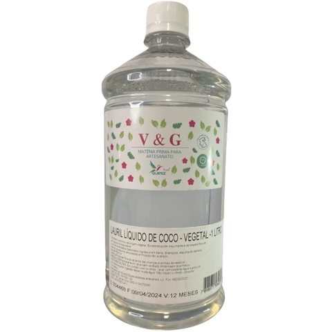 Lauril Líquido De Coco Vegetal V&g Maior Espuma 1l
