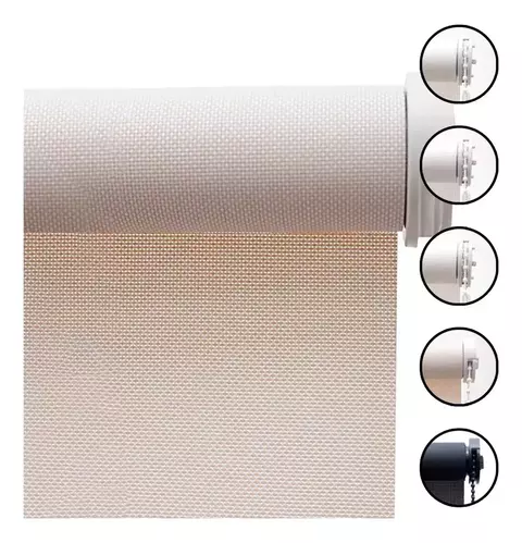 Cortina Roller Sunscreen 130x200 cm Lista para Instalar - comprar online