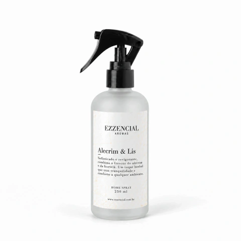 Alecrim & Lis Home Spray 250ml Jateado Linha Premium Ezzencial
