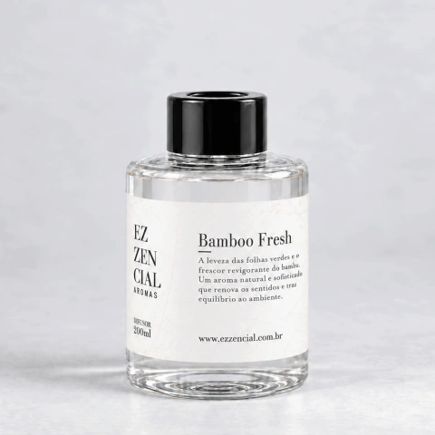 Difusor de Ambiente Bamboo Fresh 200ml - Linha Slim | Ezzencial
