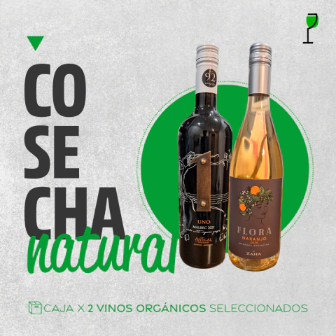 Cosecha Natural | 2 vinos orgánicos seleccionados - comprar online
