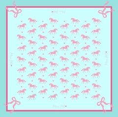 Imagem do Lenço Cavalgada de Sonhos – Tiffany & Rosa Petiti