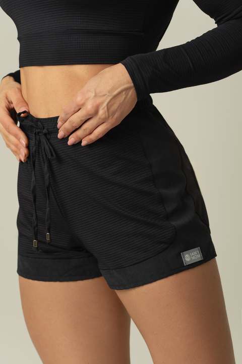 Short SoftEase Preto | SAIN’T MOM - comprar online