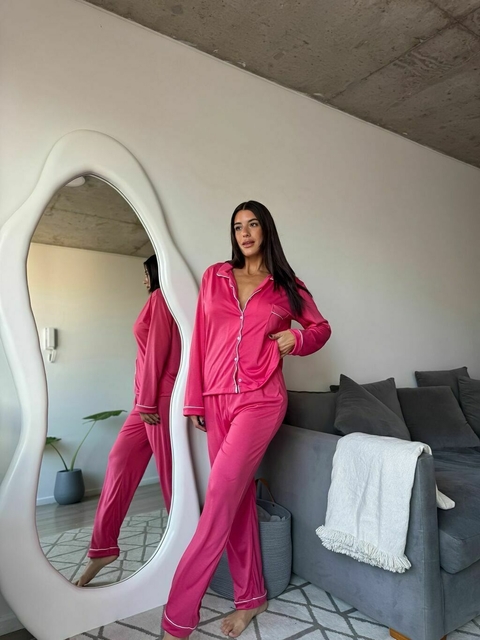 PIJAMA CAMISERO LISO