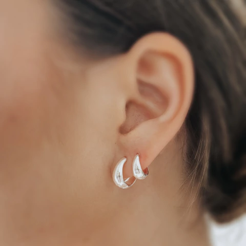 Trio Argolas Lisas Click - comprar online