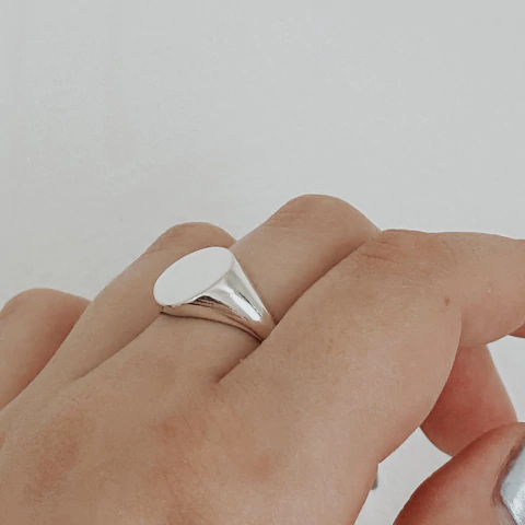 Anel Chapinha Redonda - comprar online